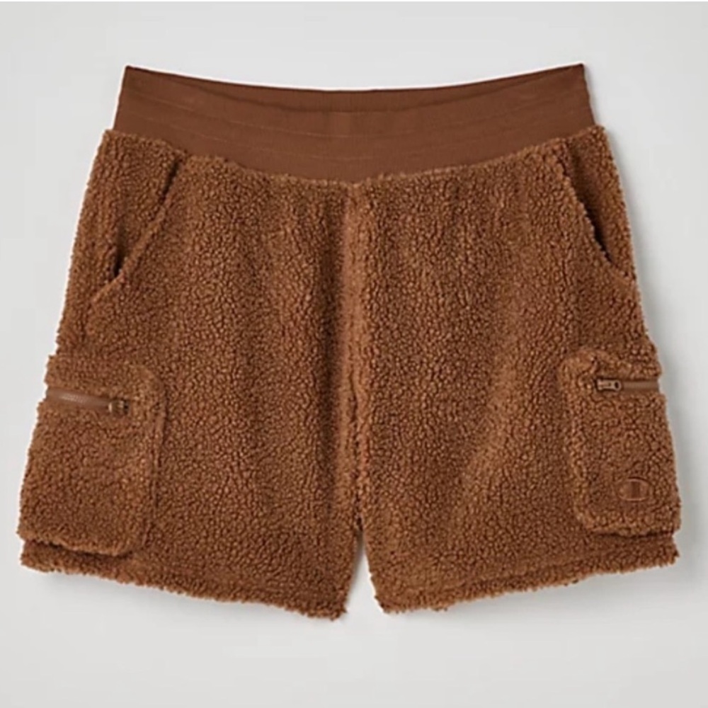 NWT Champion UO Exclusive Teddy Fleece Shorts
